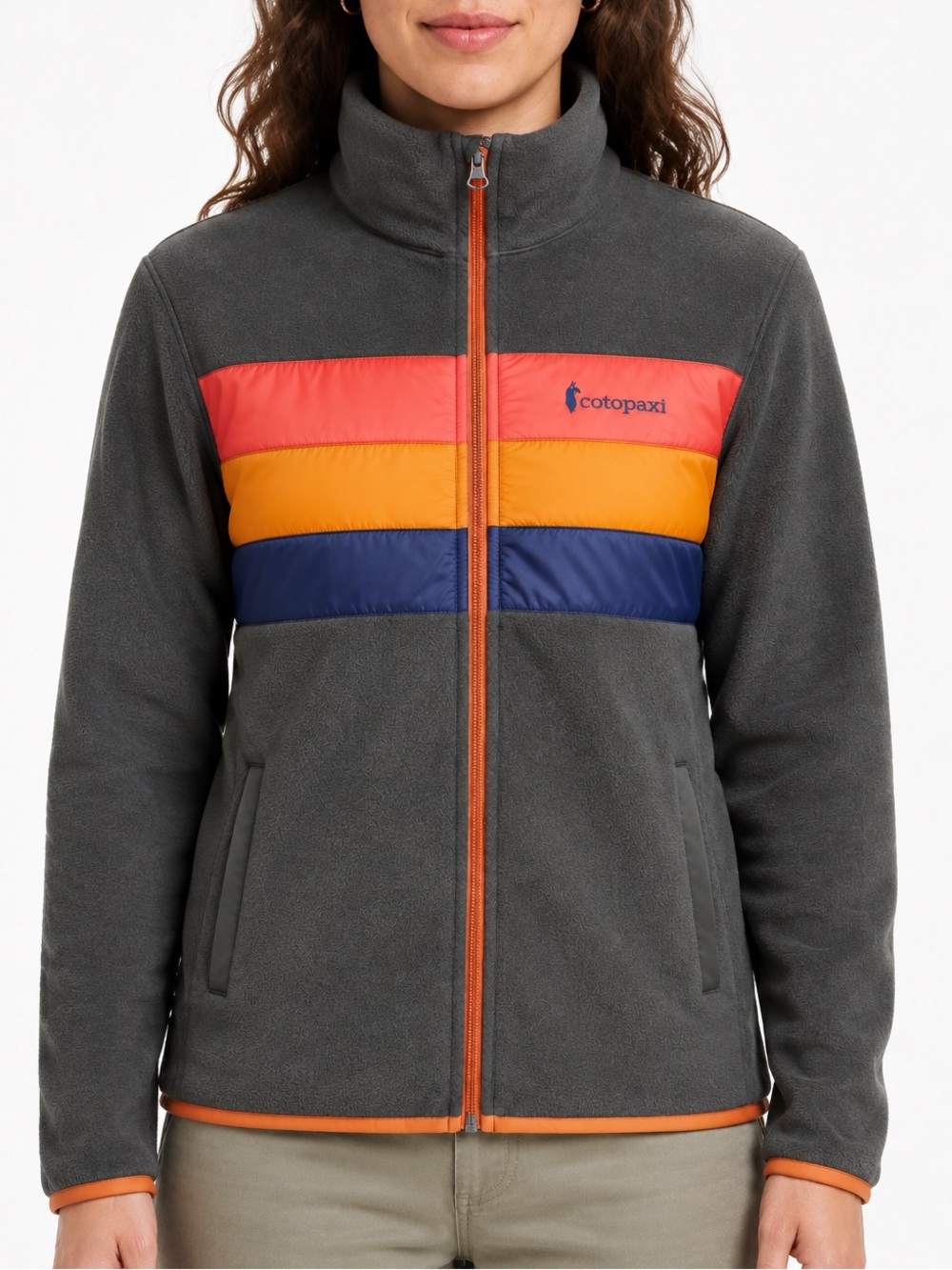Cotopaxi Women’s Tecca Fleece Zip Jacket, olive size S